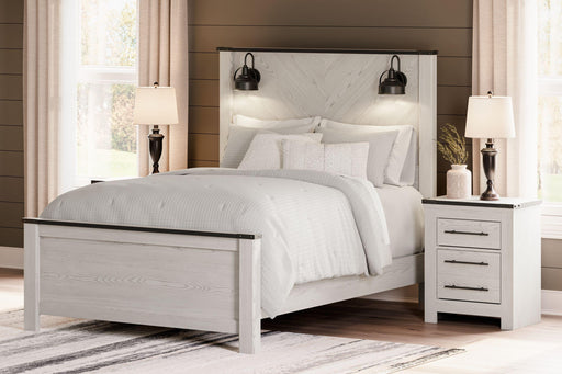 Ashley Schoenberg - White - Queen Panel Bed