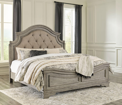 Ashley Lodenbay - Antique Gray - King Panel Bed