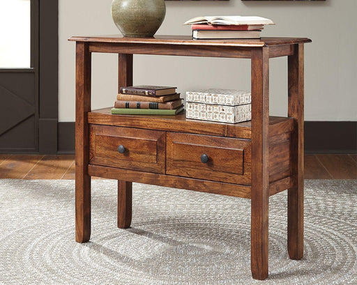 Ashley Abbonto Accent Table - Warm Brown