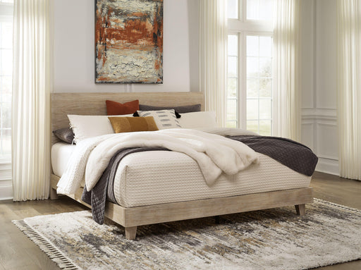 Ashley Michelia - Bisque - King Panel Bed