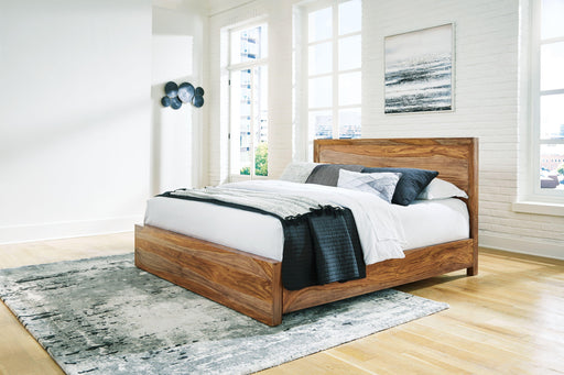 Ashley Dressonni - Brown - Queen Panel Bed
