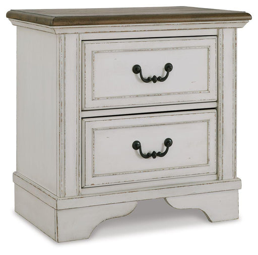 Ashley Brollyn Two Drawer Night Stand - Two-tone