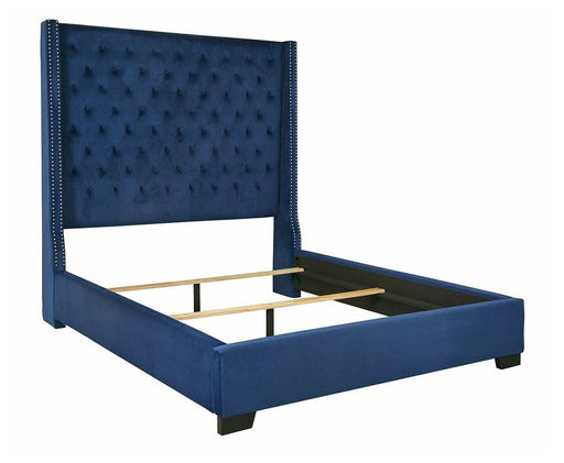 Ashley Coralayne - Blue - Queen Upholstered Bed