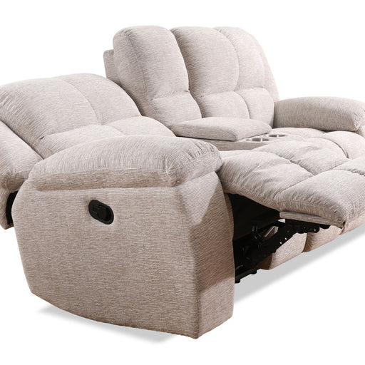 Parker House Buster - Reclining Console Loveseat - Opal Taupe