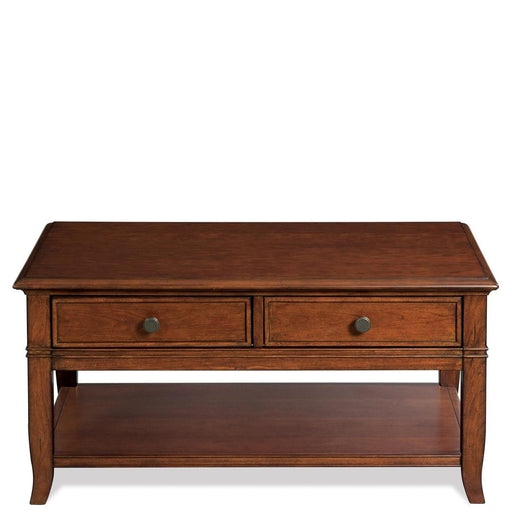 Riverside Furniture Campbell - Cocktail Table - Burnished Cherry
