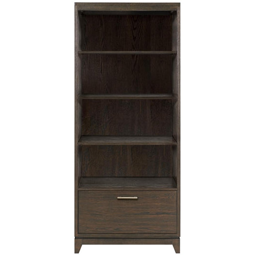 Riverside Furniture Rafferty - Drawer Bookcase - Dark Brown
