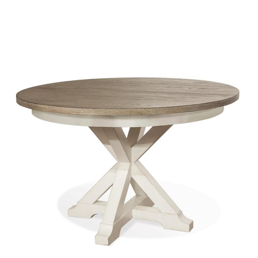 Riverside Furniture Myra - Round Dining Table - Paperwhite