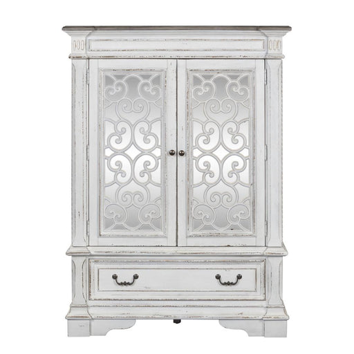 Liberty Abbey Park Mirrored Door Chest - White