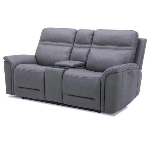 Liberty Furniture Cooper - Loveseat With Console P3 & Zg - Bleu Gray