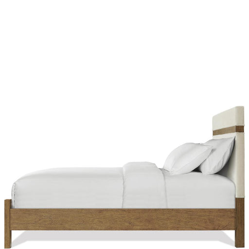 Riverside Furniture Bozeman - Queen Upholstered Bed - Light Brown