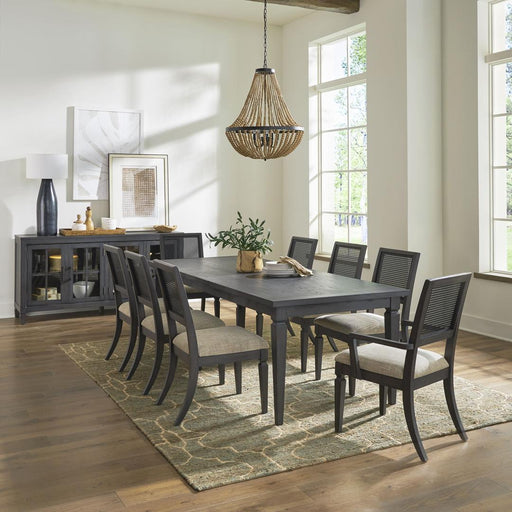 Liberty Caruso Heights Opt 9 Piece Rectangular Table Set - Black