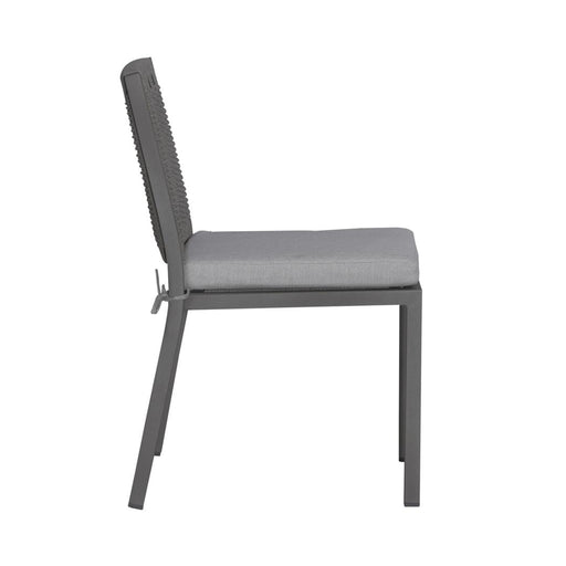Liberty Furniture Plantation Key - Outdoor Panel Back Side Chair - Granite