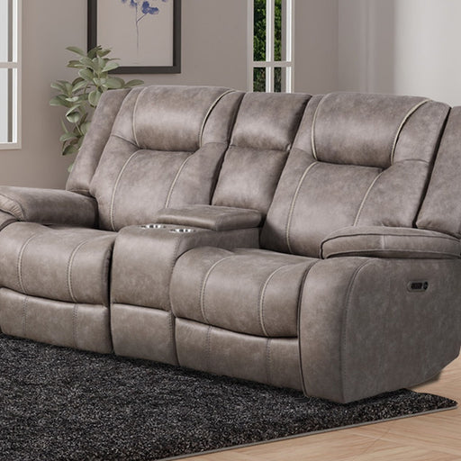 Parker House Blake - Reclining Console Loveseat - Desert Taupe