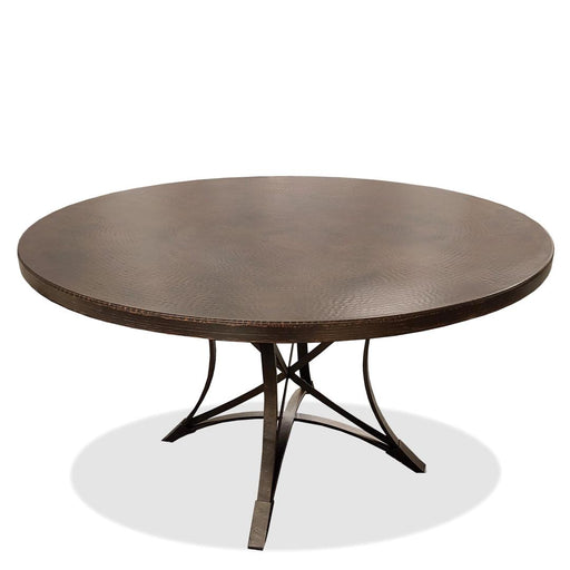Riverside Furniture Laredo - Round Dining Table - Aged Copper