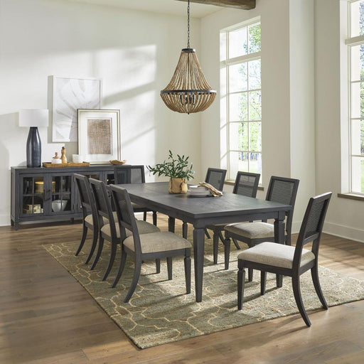 Liberty Caruso Heights 9 Piece Rectangular Table Set - Black