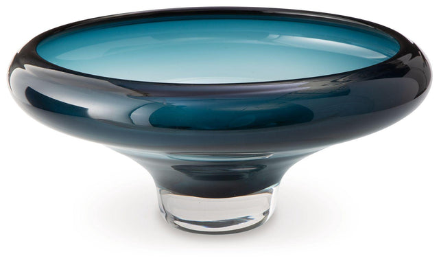 Ashley Vallborough Bowl - Teal Blue