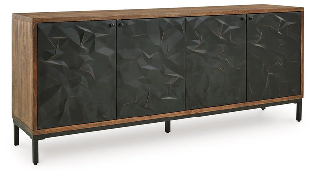 Ashley Dorannby Accent Cabinet - Black/Brown