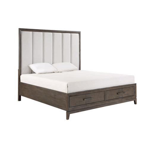 New Classic Furniture Landon - 6/6 Eastern King Bed - Walnut