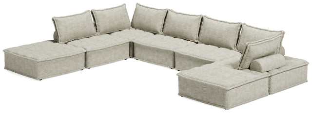 Ashley Bales - Taupe - 7-Piece Modular Seating