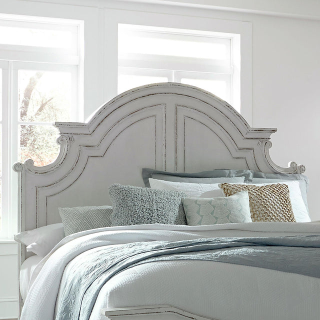 Liberty Furniture Magnolia Manor - Queen Panel Headboard - White