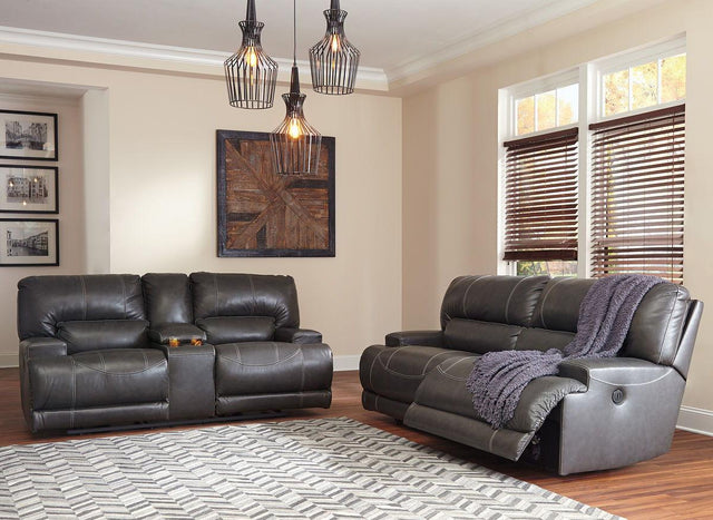 Ashley Mccaskill - Gray - 2 Pc. - Power Sofa, Loveseat