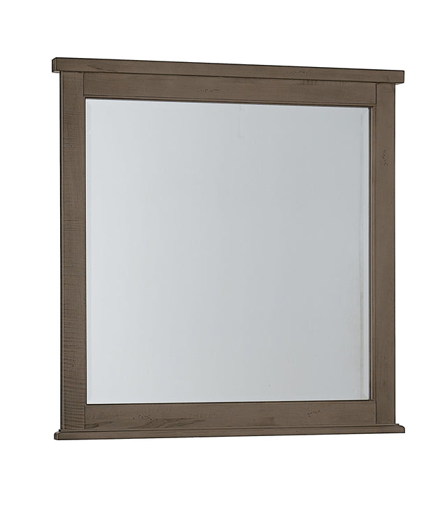 Vaughan-Bassett Woodbridge - Landscaped Mirror With Beveled Glass - Dark Cashmere