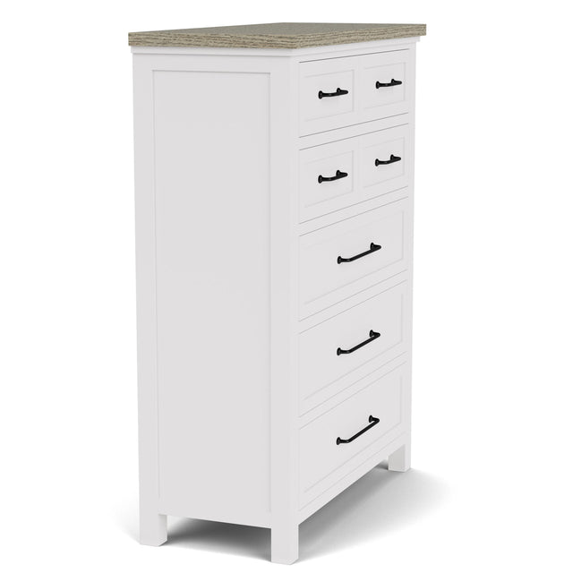 Riverside Furniture Cora - Five Drawer Chest - White