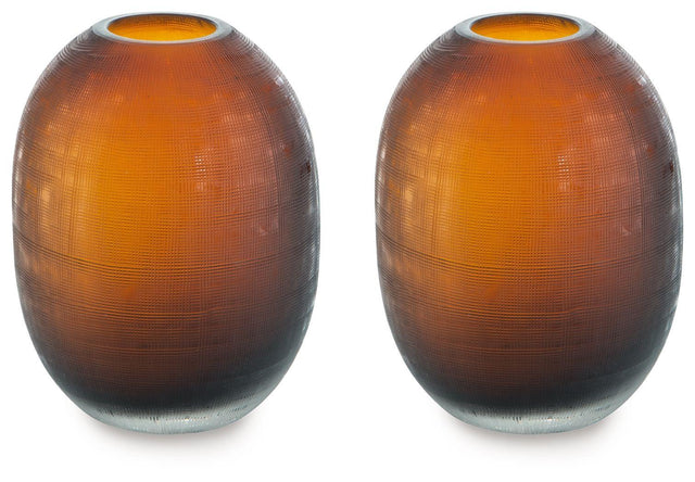 Ashley Embersen Vase (2/CS) - Amber