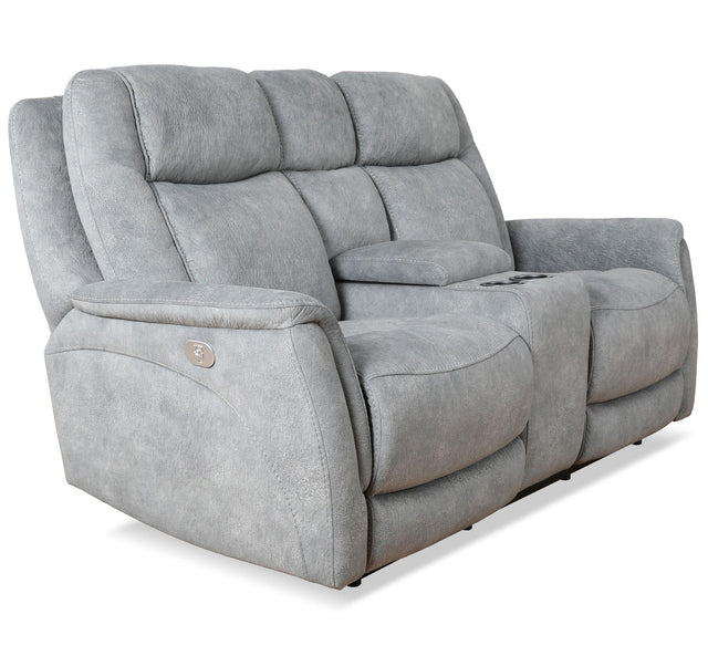 Parker House Linus - Power Zero Gravity Console Loveseat - Hudson