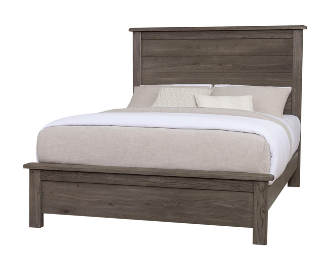 Vaughan-Bassett Custom Express - Queen Farmhouse Bed - Driftwood Grey