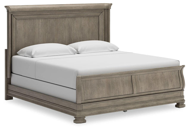 Ashley Lexorne - Gray - California King Sleigh Bed