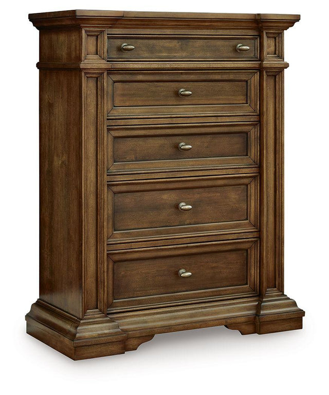 Ashley Frantanna Five Drawer Chest - Brown