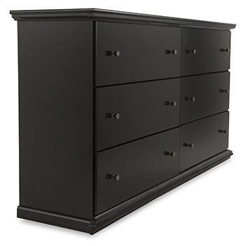 Ashley Maribel Six Drawer Dresser - Black