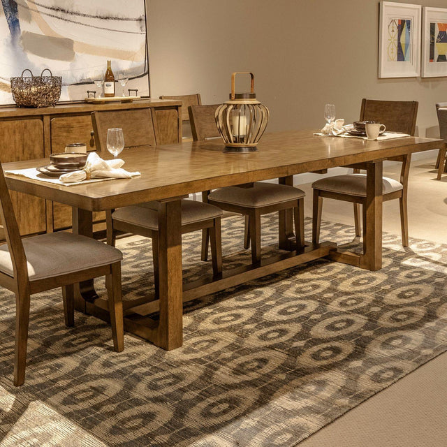 Liberty Furniture Harmony - 5 Piece Table Set - Brownstone