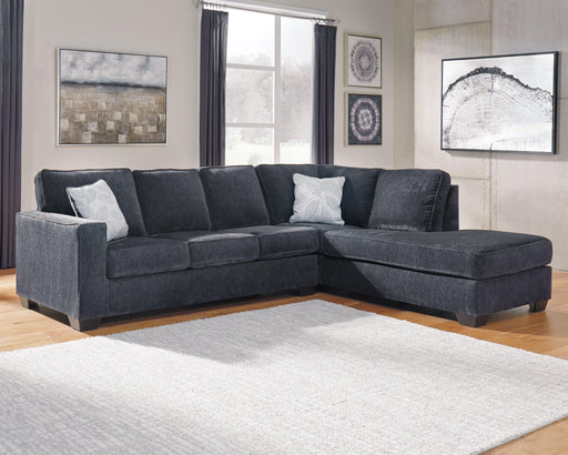 Ashley Altari - Slate - Right Arm Facing Corner Chaise With Sleeper 2 Pc Sectional