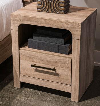 Ashley Kinlanni One Drawer Night Stand - Tan