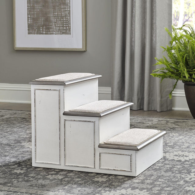 Liberty Furniture Magnolia Manor - Pet Steps - White
