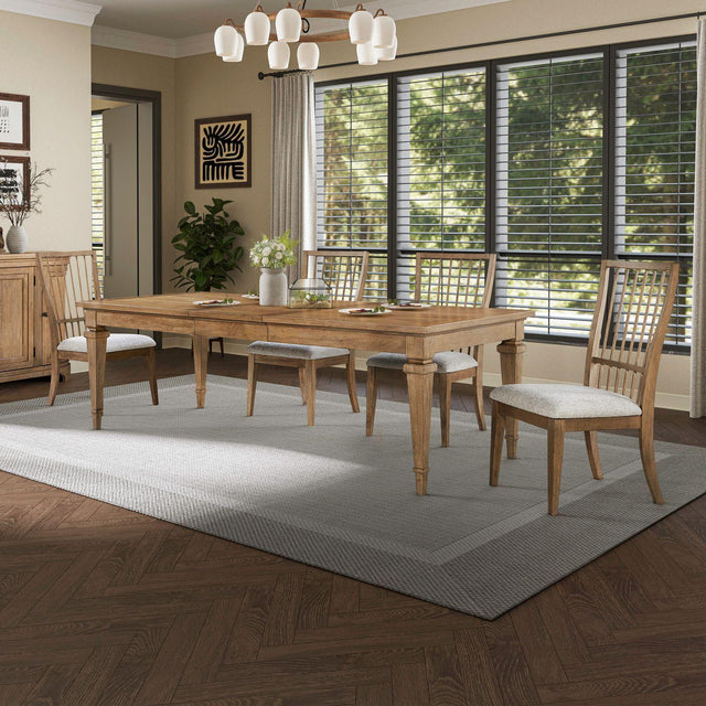 Liberty Furniture Haven Hills - 5 Piece Rectangular Table Set - Camel Beige