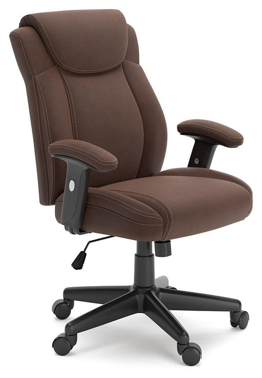 Ashley Corbindale Home Office Swivel Desk Chair - Brown/Black
