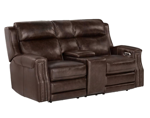 Parker House Hensley - Power Loveseat - Smooth Espresso