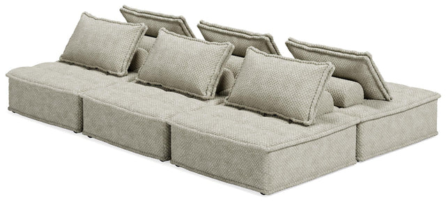 Ashley Bales - Taupe - 6-Piece Modular Seating