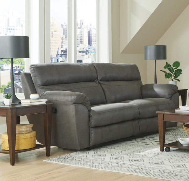 Catnapper Atlas - Reclining Sofa - Charcoal