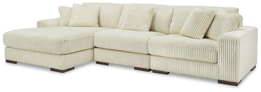 Ashley Lindyn - Ivory - 3-Piece Sectional With Laf Corner Chaise