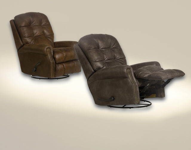 Catnapper Simpson - Swivel Glider Recliner - Cafe