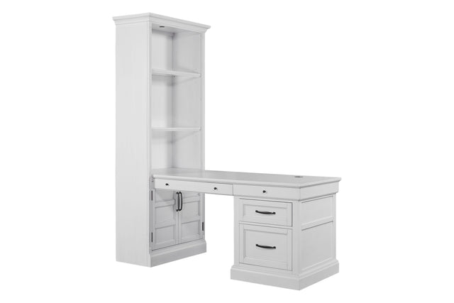 Parker House Shoreham - Peninsula Desk - Effortless White