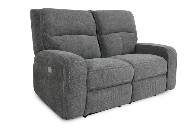 Parker House Polaris - Power Loveseat - Bizmark Grey