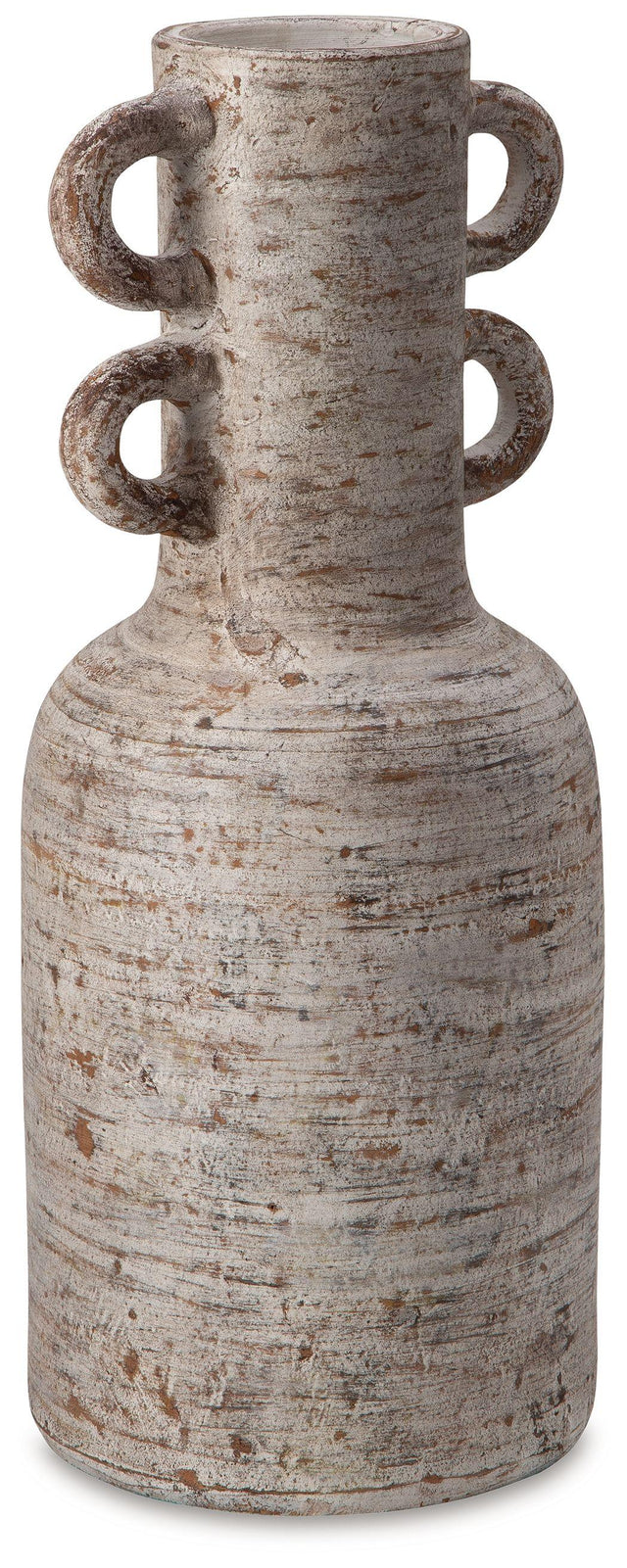 Ashley Wellbridge Vase - Distressed White