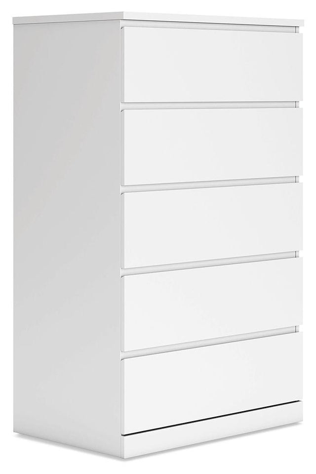 Ashley Onita Five Drawer Chest - White