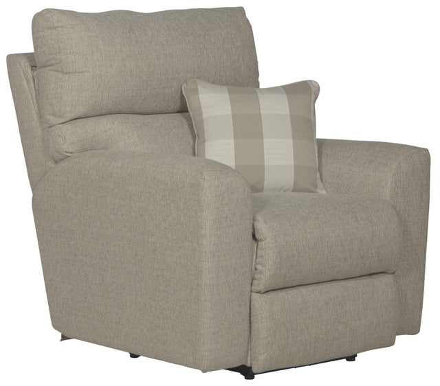 Catnapper Searsport - Power Recliner with Power Adjustable Headrest - Buff