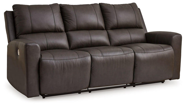 Ashley Boxmere Reclining Power Sofa - Storm